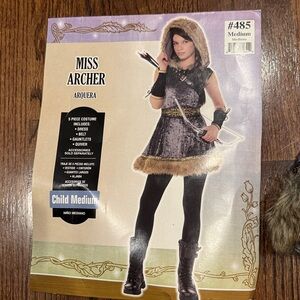 Miss Archer Costume with Fur Trim